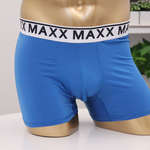 OEM Sexy Tight Yarn Dyed  Polyester Spandex Man Solid Color Boxer Briefs